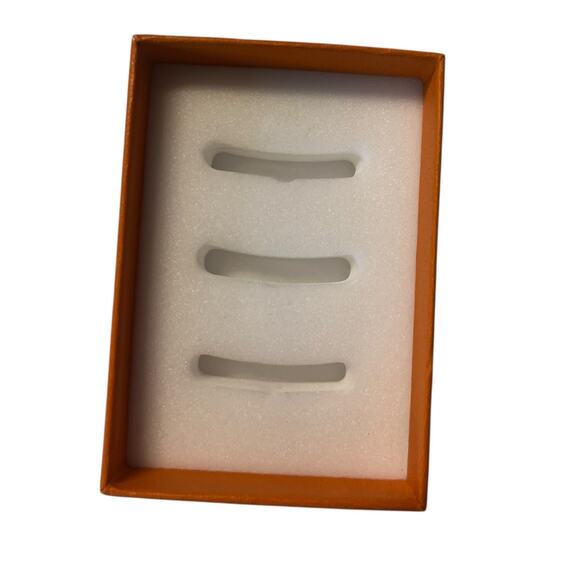 HERMÈS Tribord Chaîne d'Ancre Scarf Ring Set of 3 Multicolor with Box - Picture 15 of 15